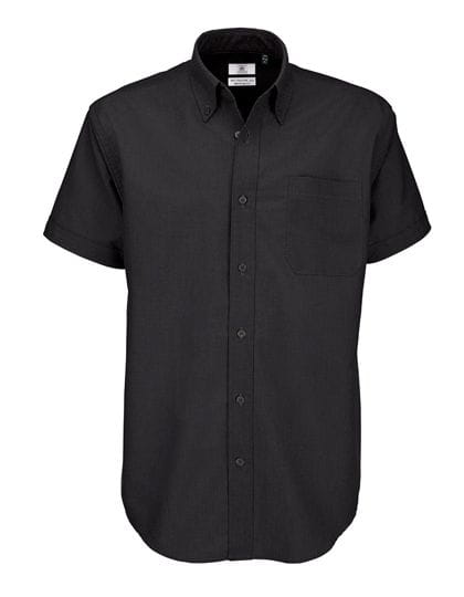 Shirt Oxford Short Sleeve /Men Black