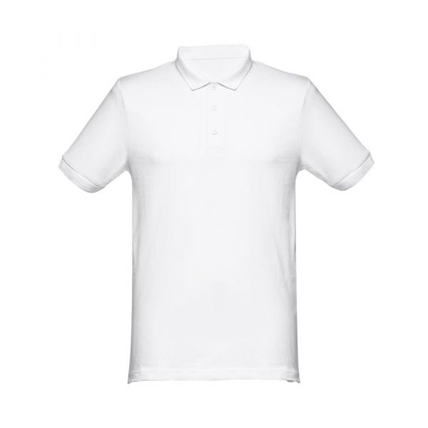 THC MONACO WH. Herren Poloshirt Weiß