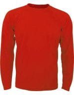 Langarm Funktions-Shirt Basic Red