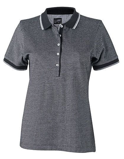 Ladies` Polo Black / White