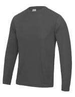 Long Sleeve Cool T Charcoal (Solid)