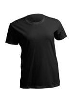 Curves T-Shirt Lady Black