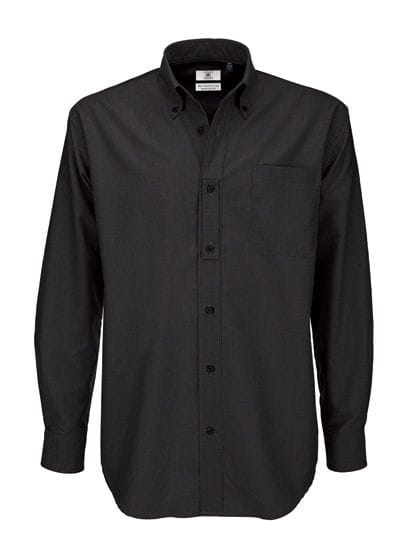 Shirt Oxford Long Sleeve /Men Black