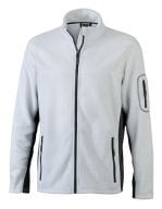 Mens Workwear Fleece Jacket -STRONG- White / Carbon