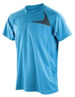 Men`s Dash Training Shirt Aqua / Grey