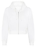 Women´s Fashion Cropped Zoodie Arctic White