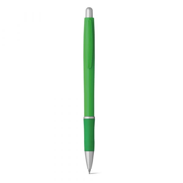 OCTAVIO. Kugelschreiber mit Gummigriff Grün