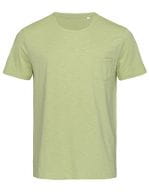 Shawn Oversized Slub Crew Neck Powder Green