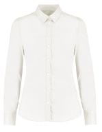 Ladies` Tailored Fit Stretch Oxford Shirt Long Sleeve White