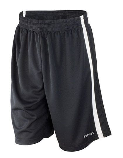 Basketball Men`s Quick Dry Short Black / White