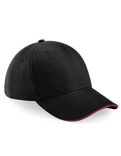 Athleisure 6 Panel Cap Black / Classic Red