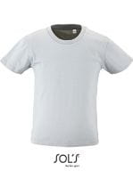 Kids` Round Neck Short-Sleeve T-Shirt Milo Pure Grey