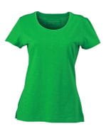 Ladies` Urban T-Shirt Fern Green / Navy