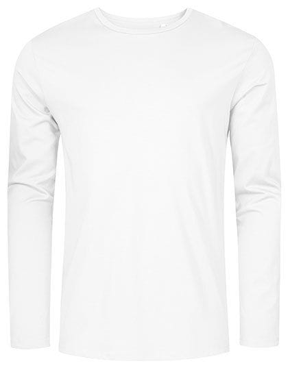 Men´s Roundneck T-Shirt Longsleeve White