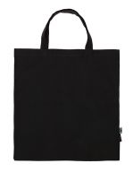 Shopping Bag Short Handles Black