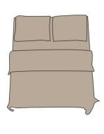 Pillow Case - 50 x 70 cm Chateau Grey