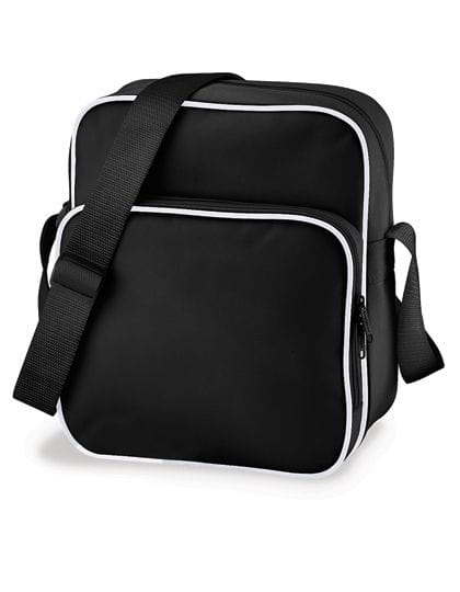 Retro Day Bag Black / White