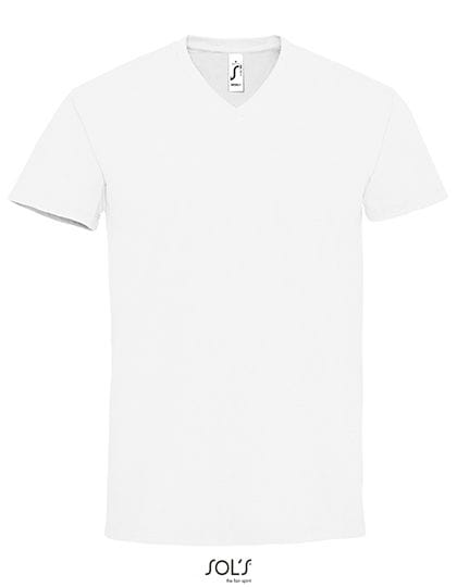 Imperial V-Neck Men T-Shirt White