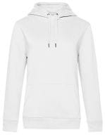 QUEEN Hooded Sweat /Women White