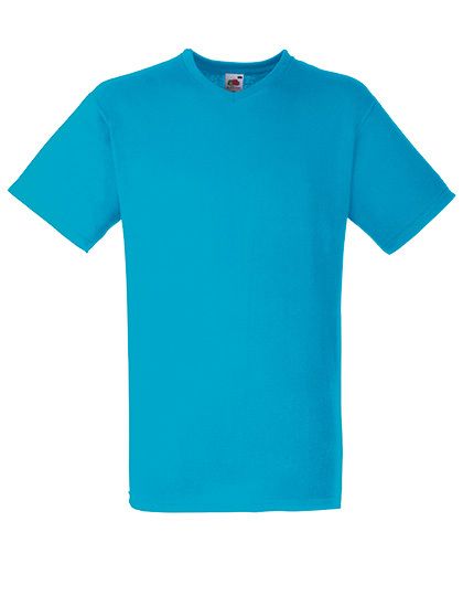 Valueweight V-Neck T Azure Blue