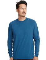 Unisex Sueded Long Sleeve Crew-T