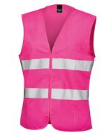 Women`s High Viz Tabard Fluorescent Pink