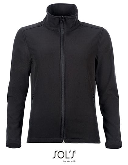 Women`s Softshell Zip Jacket Race Black