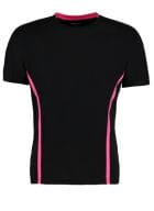Regular Fit Cooltex Action T-Shirt Black / Fluorescent Pink