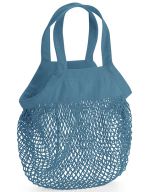 Organic Cotton Mini Mesh Grocery Bag Airforce Blue