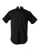 Men`s Classic Fit Business Shirt Short Sleeve Black