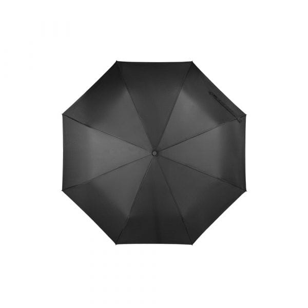 CIMONE. Regenschirm, faltbar aus rPET Schwarz