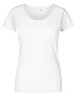 Women´s Deep Scoop T-Shirt White