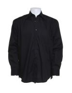 Men`s Classic Fit Business Shirt Long Sleeve Black