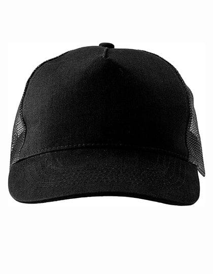 5 Panel Cap Black