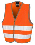 Junior Safety Vest Fluorescent Orange