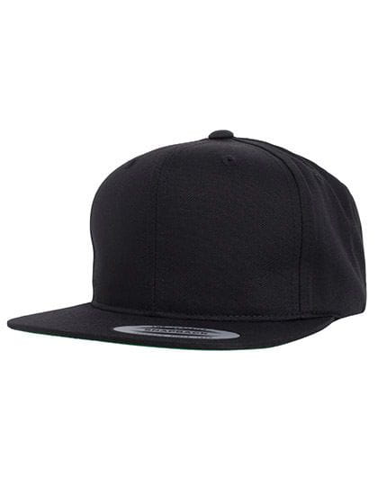 Pro-Style Twill Snapback Youth Cap Black