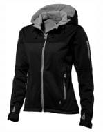 Match Ladies` Softshell Jacket Black / Grey (Solid)