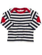 Baby Stripy Long Sleeve T Navy / Washed White / Red Baby Stripy Long Sleeve T Navy / Washed White / Red