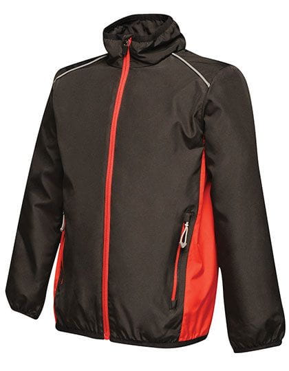 Kids Athens Track Top Jacket Black / Classic Red