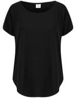 Scoop Neck Tee Black