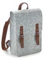Premium Felt Backpack Grey Melange / Tan