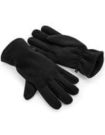 Recycled Fleece Gloves Black