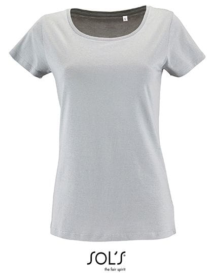 Women`s Short Sleeved T-Shirt Milo Pure Grey