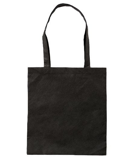 Vliestasche (PP-Tasche) lange Henkel Black