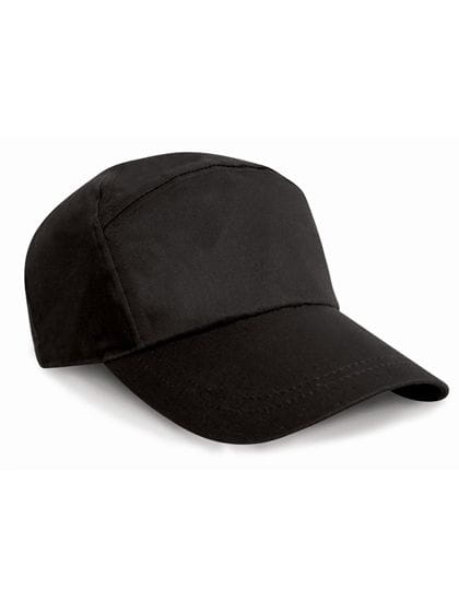 7-Panel Advertising Cap Black