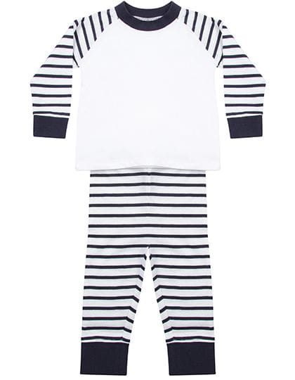 Striped Pyjamas Navy Stripe / White
