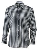 Men`s Checked Shirt Black / White