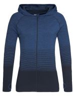 Seamless Jacket Women Blue Transition