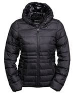 Womens Hooded Zepelin Jacket Black / Black