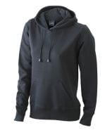 Ladies` Hooded Sweat Black